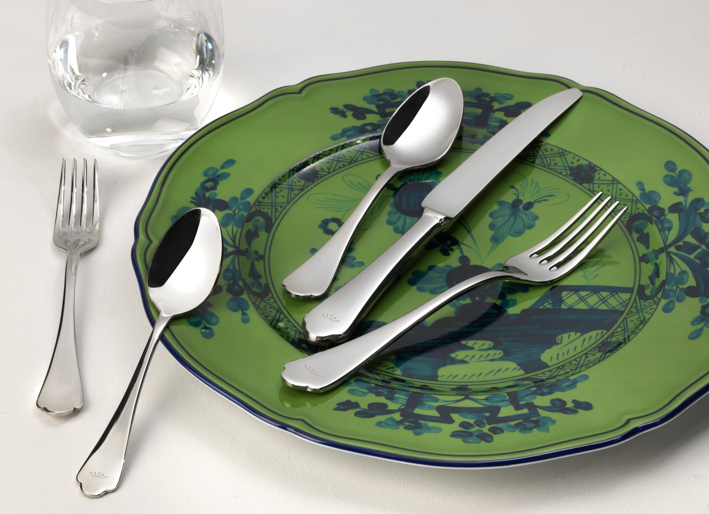 5-Piece Stainless Steel Cutlery Set | Flora | GINORI 1735